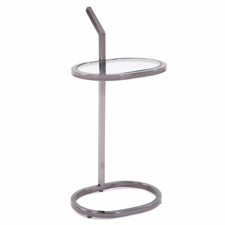 HOWARD ELLIOTT Oval stainless steel Drink Table 58041